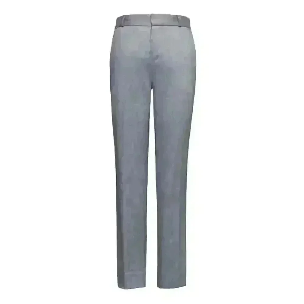 Banana Republic Avery Fit Women's Blue/White Twill Linen/Cotton/Spandex Pants